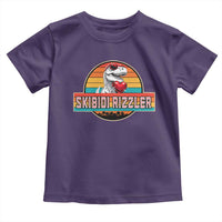Vintage Valentines Dinosaur Toddler T Shirt Funny Dino Meme Skibidi Rizzler - Wonder Print Shop