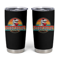 Vintage Valentines Dinosaur Tumbler Cup Funny Dino Meme Skibidi Rizzler - Wonder Print Shop