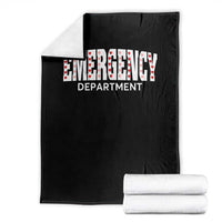 Emergency Department Throw Blanket Cute ER Nurse Gift - Wonder Print Shop