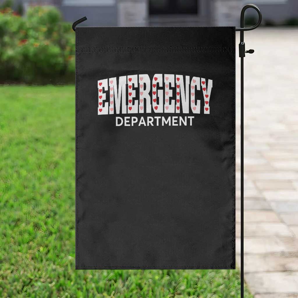 Emergency Department Garden Flag Cute ER Nurse Gift - Wonder Print Shop
