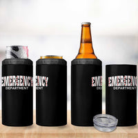 Emergency Department 4 in 1 Can Cooler Tumbler Cute ER Nurse Gift - Wonder Print Shop