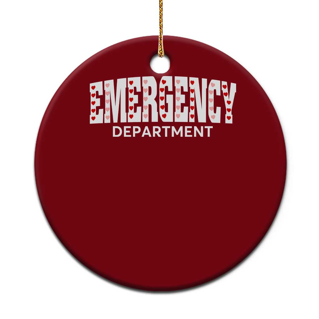 Emergency Department Ceramic Ornament Cute ER Nurse Gift - Wonder Print Shop
