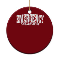Emergency Department Ceramic Ornament Cute ER Nurse Gift - Wonder Print Shop