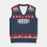 Emergency Department V-Neck Knit Sweater Vest Cute ER Nurse Gift - Wonder Print Shop