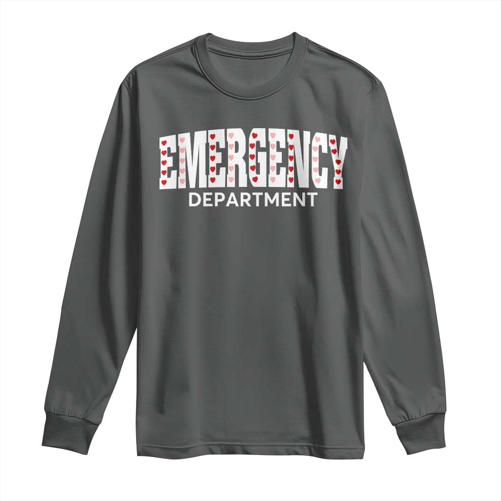 Emergency Department Long Sleeve Shirt Cute ER Nurse Gift - Wonder Print Shop