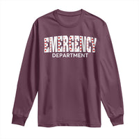Emergency Department Long Sleeve Shirt Cute ER Nurse Gift - Wonder Print Shop