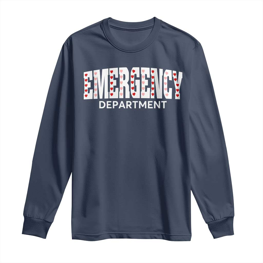 Emergency Department Long Sleeve Shirt Cute ER Nurse Gift - Wonder Print Shop