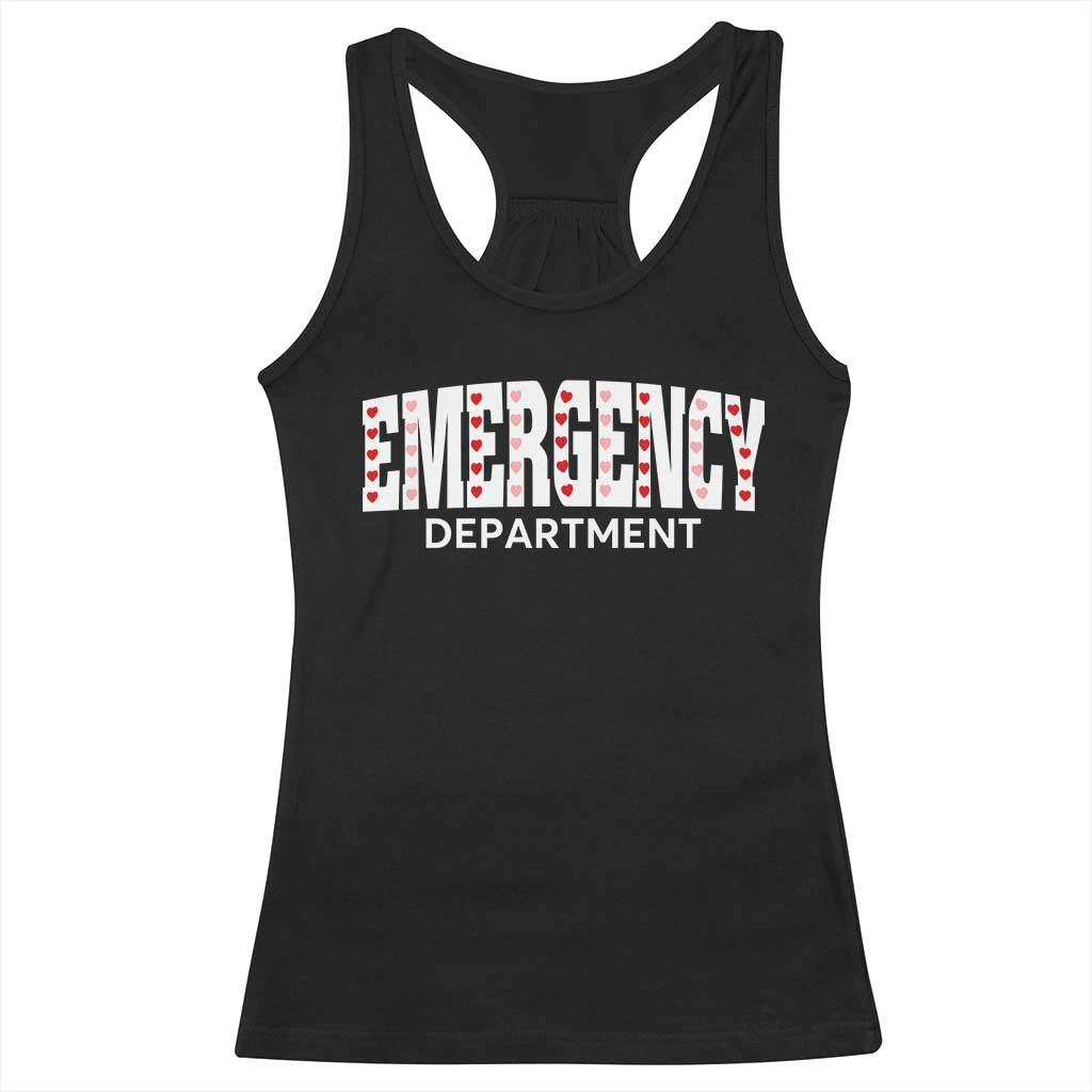 Emergency Department Racerback Tank Top Cute ER Nurse Gift - Wonder Print Shop