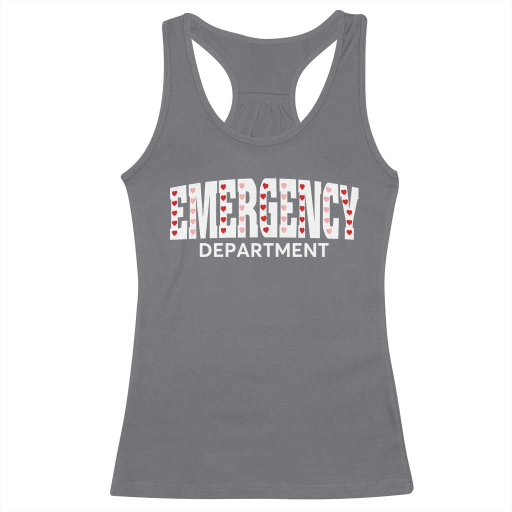 Emergency Department Racerback Tank Top Cute ER Nurse Gift - Wonder Print Shop