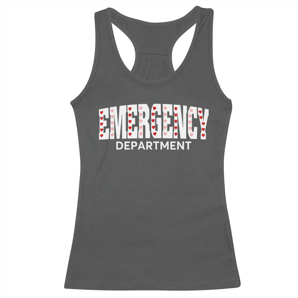 Emergency Department Racerback Tank Top Cute ER Nurse Gift - Wonder Print Shop