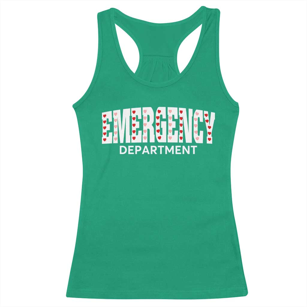 Emergency Department Racerback Tank Top Cute ER Nurse Gift - Wonder Print Shop