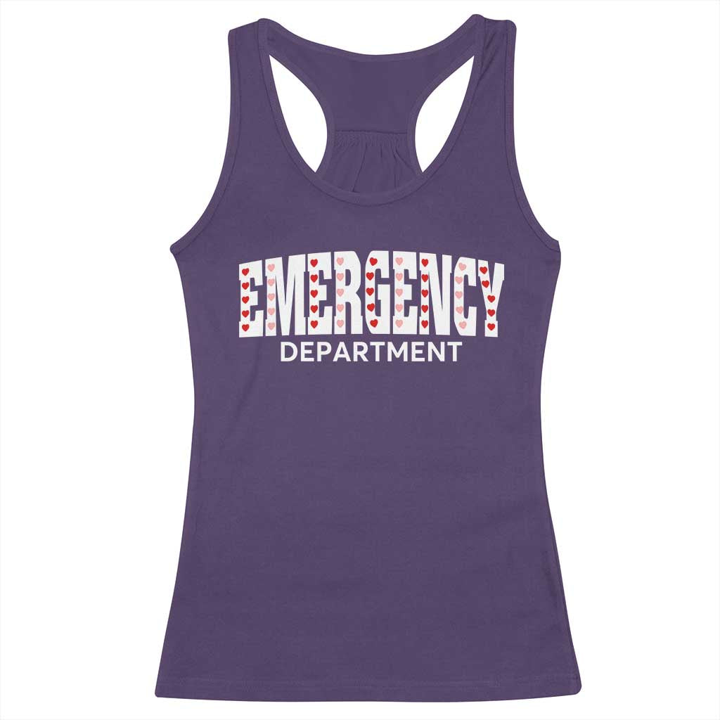 Emergency Department Racerback Tank Top Cute ER Nurse Gift - Wonder Print Shop