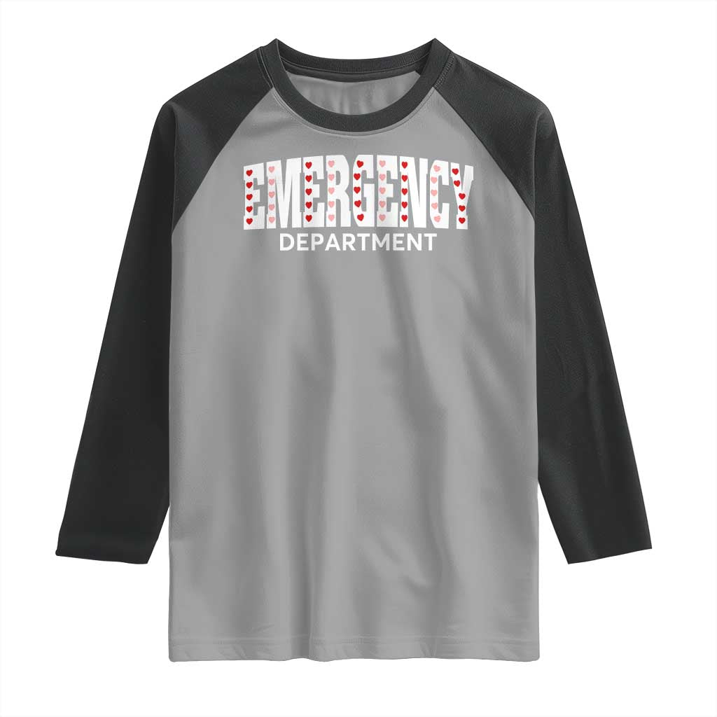 Emergency Department Raglan Shirt Cute ER Nurse Gift - Wonder Print Shop