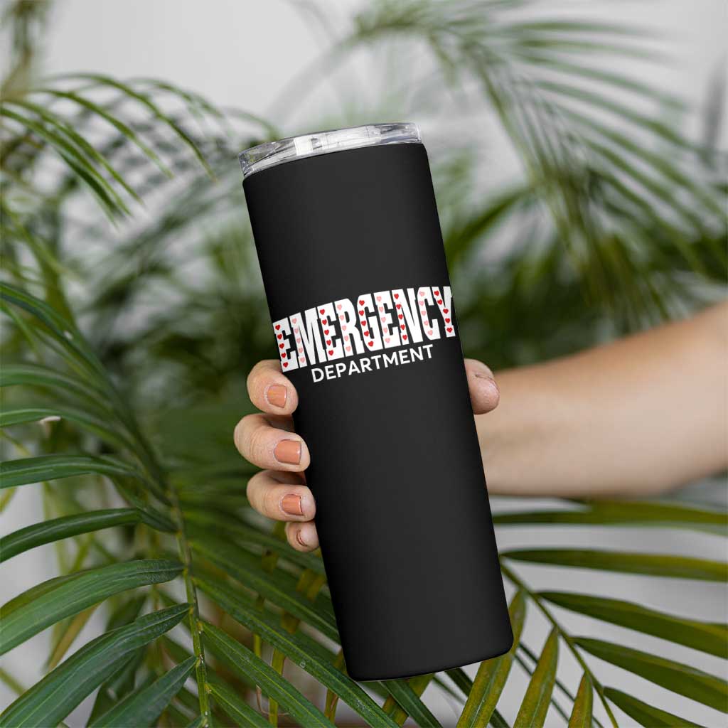 Emergency Department Skinny Tumbler Cute ER Nurse Gift - Wonder Print Shop