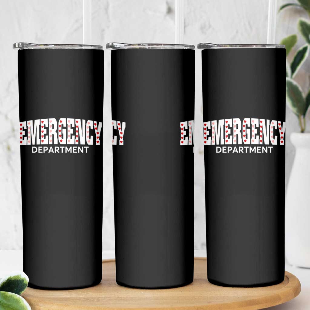 Emergency Department Skinny Tumbler Cute ER Nurse Gift - Wonder Print Shop