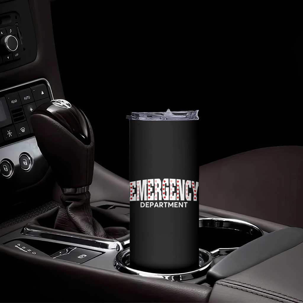 Emergency Department Skinny Tumbler Cute ER Nurse Gift - Wonder Print Shop