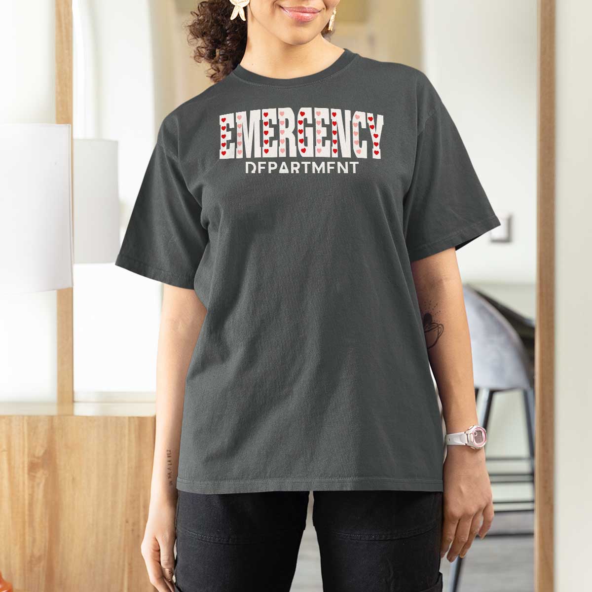 Emergency Department T Shirt For Women Cute ER Nurse Gift - Wonder Print Shop