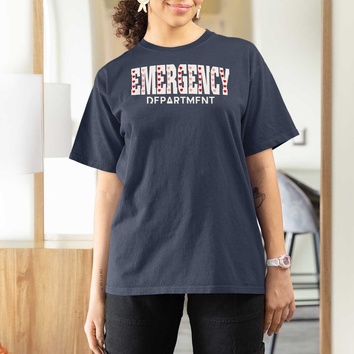 Emergency Department T Shirt For Women Cute ER Nurse Gift - Wonder Print Shop