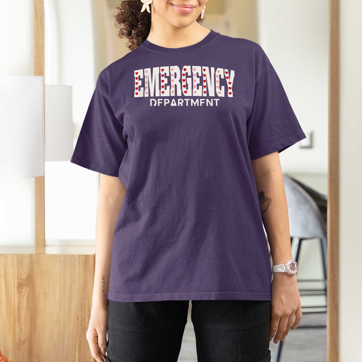 Emergency Department T Shirt For Women Cute ER Nurse Gift - Wonder Print Shop