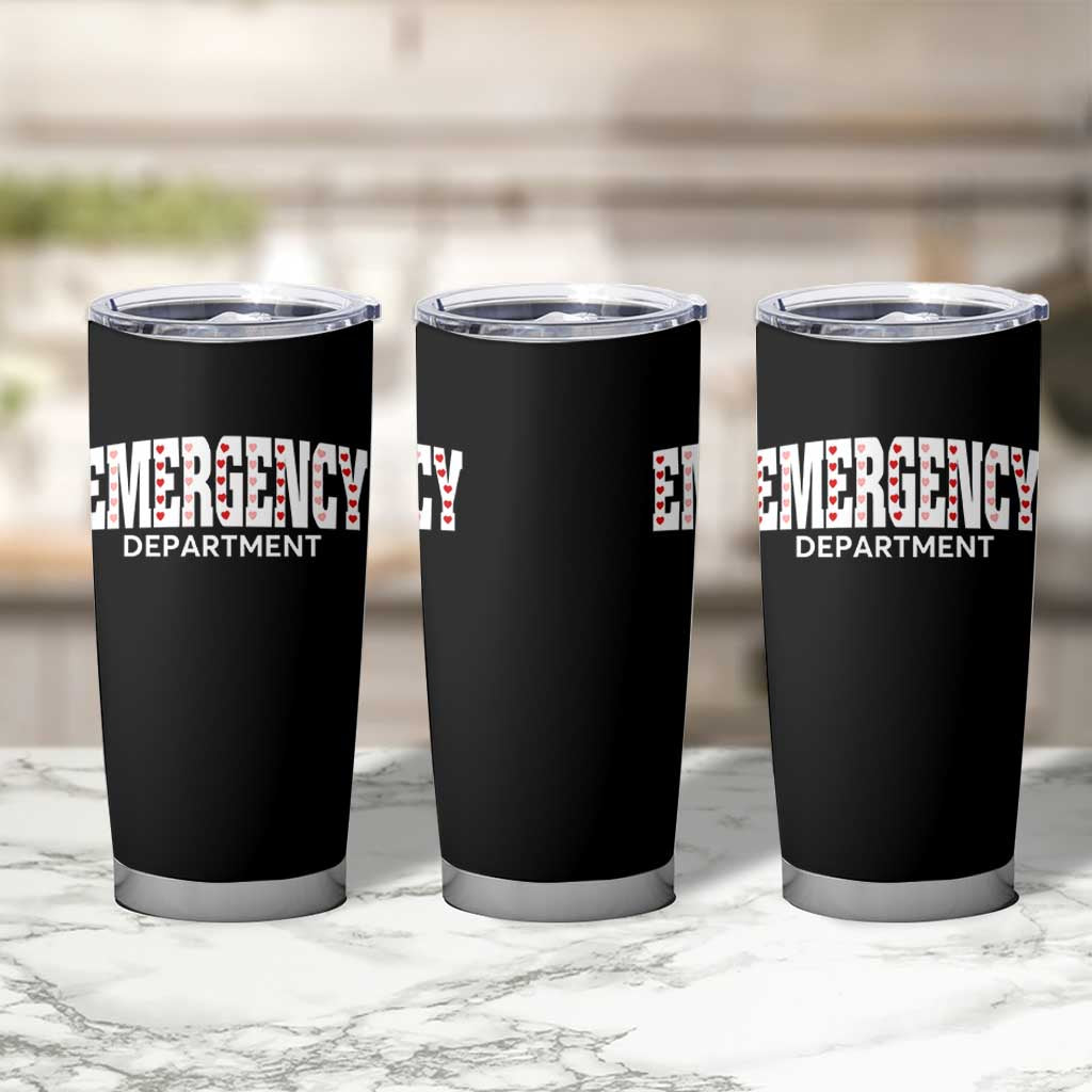 Emergency Department Tumbler Cup Cute ER Nurse Gift - Wonder Print Shop