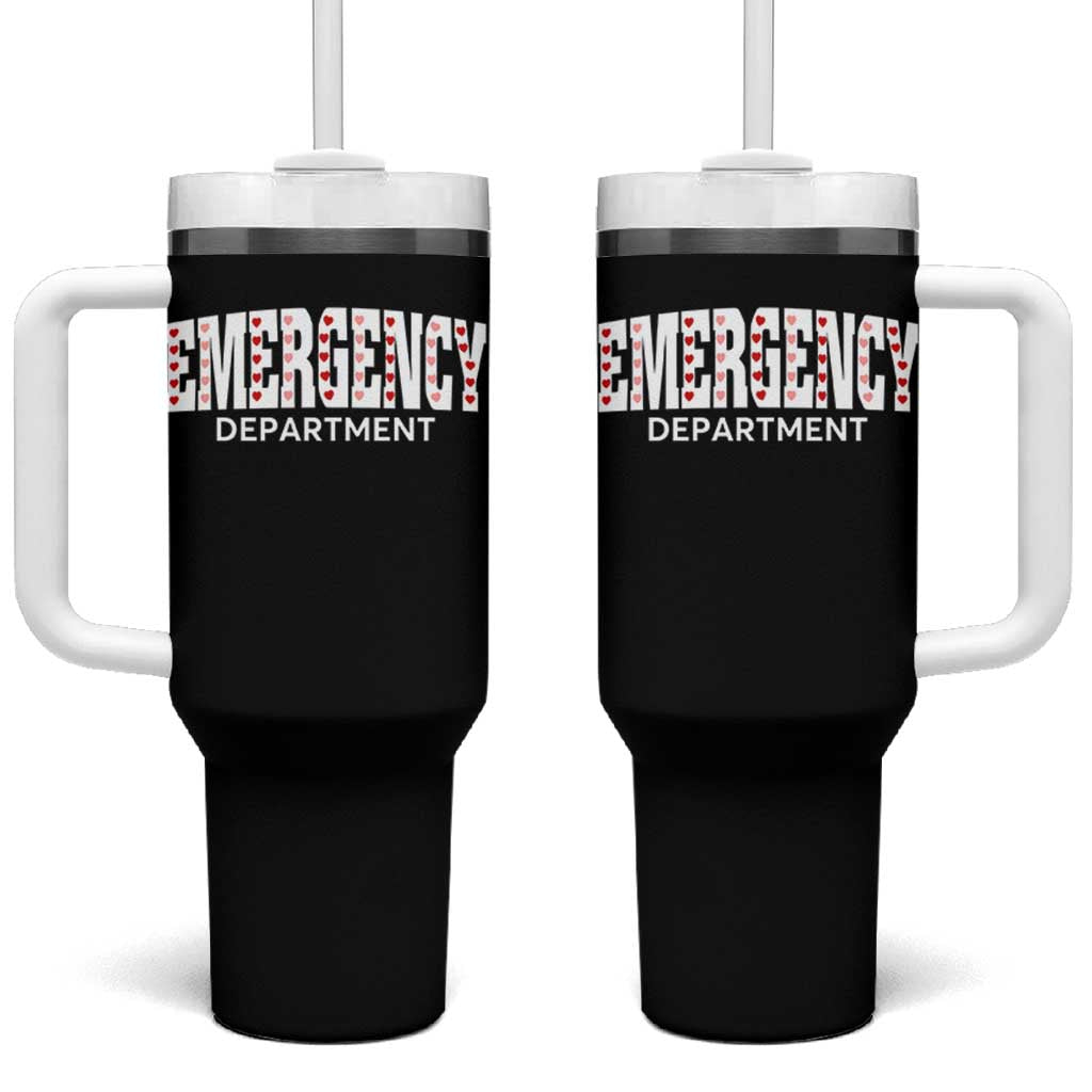 Emergency Department Tumbler With Handle Cute ER Nurse Gift - Wonder Print Shop