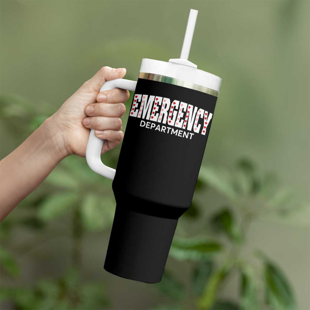 Emergency Department Tumbler With Handle Cute ER Nurse Gift - Wonder Print Shop