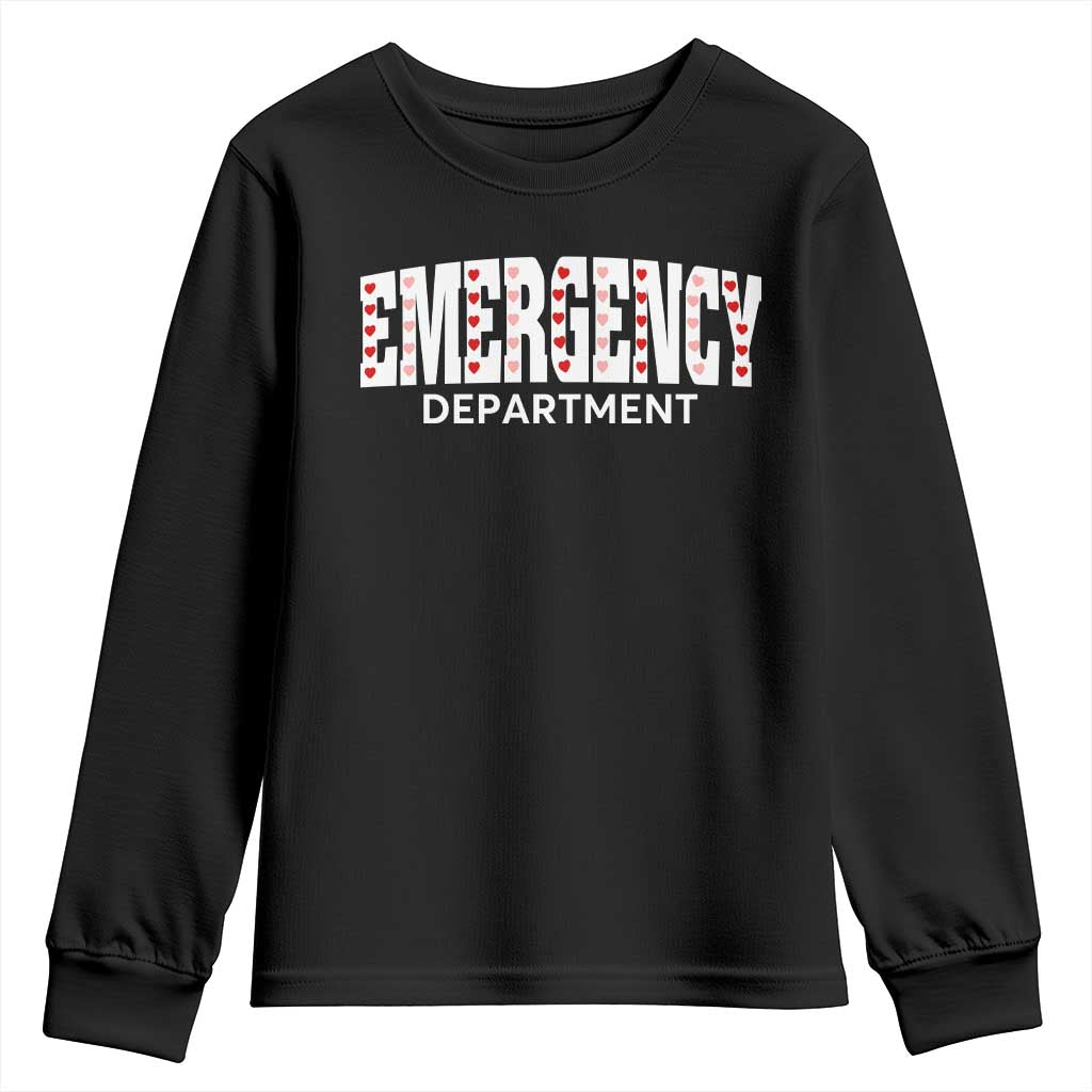 Emergency Department Youth Sweatshirt Cute ER Nurse Gift - Wonder Print Shop