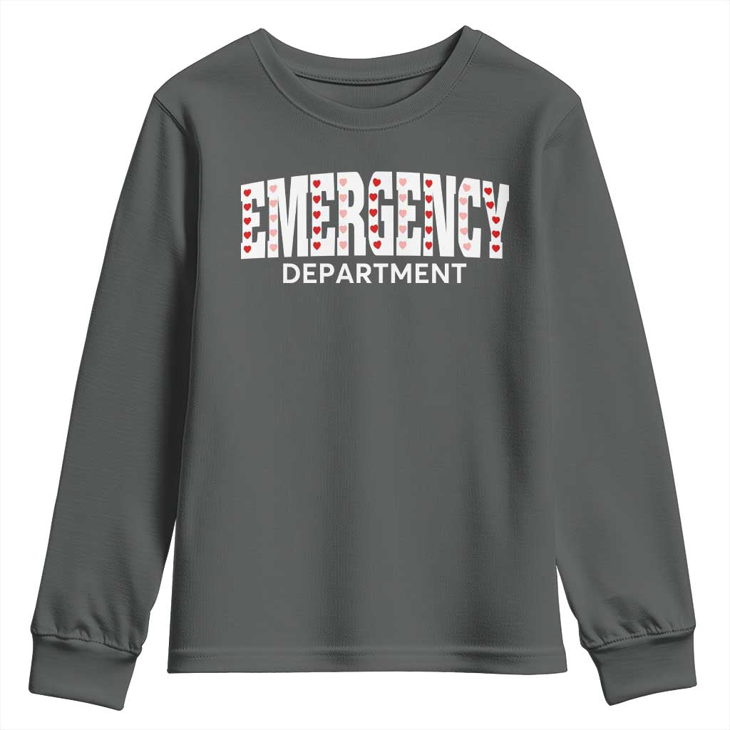 Emergency Department Youth Sweatshirt Cute ER Nurse Gift - Wonder Print Shop