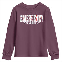 Emergency Department Youth Sweatshirt Cute ER Nurse Gift - Wonder Print Shop