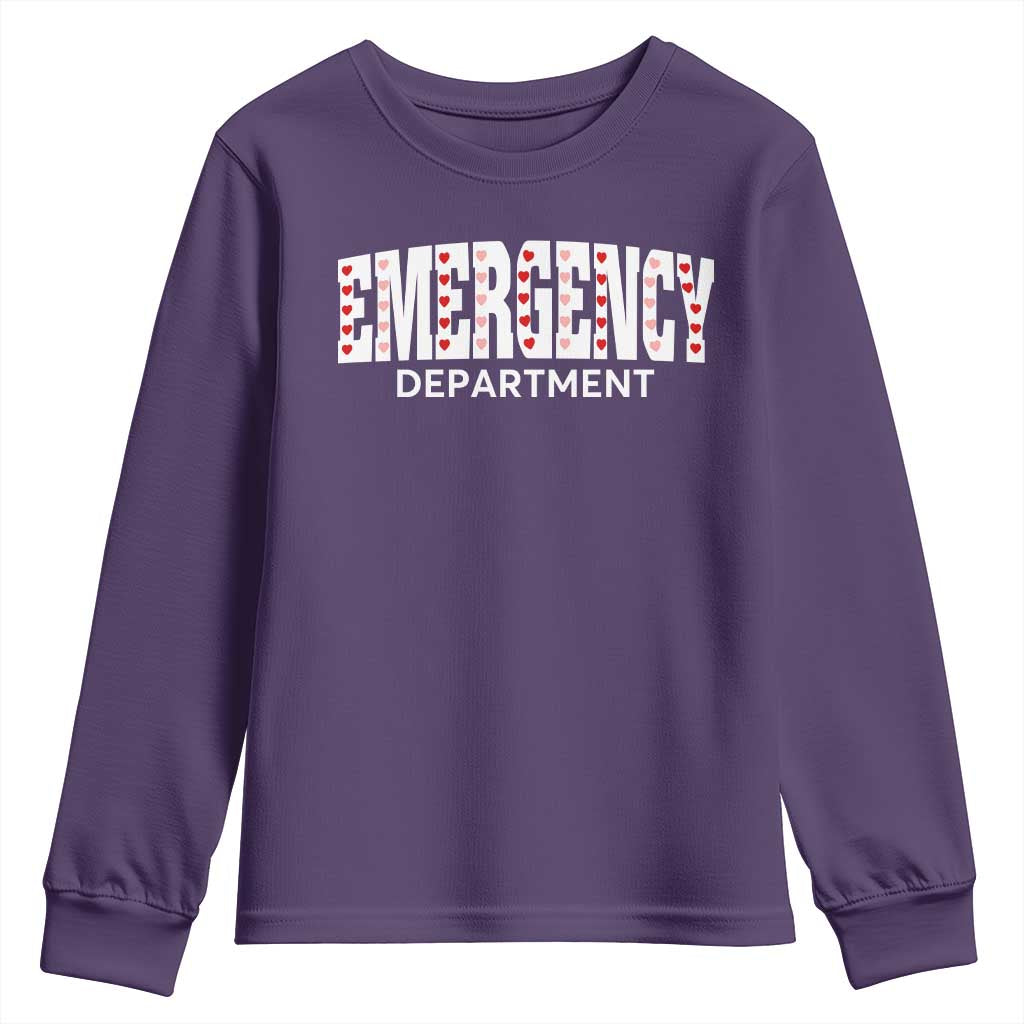 Emergency Department Youth Sweatshirt Cute ER Nurse Gift - Wonder Print Shop