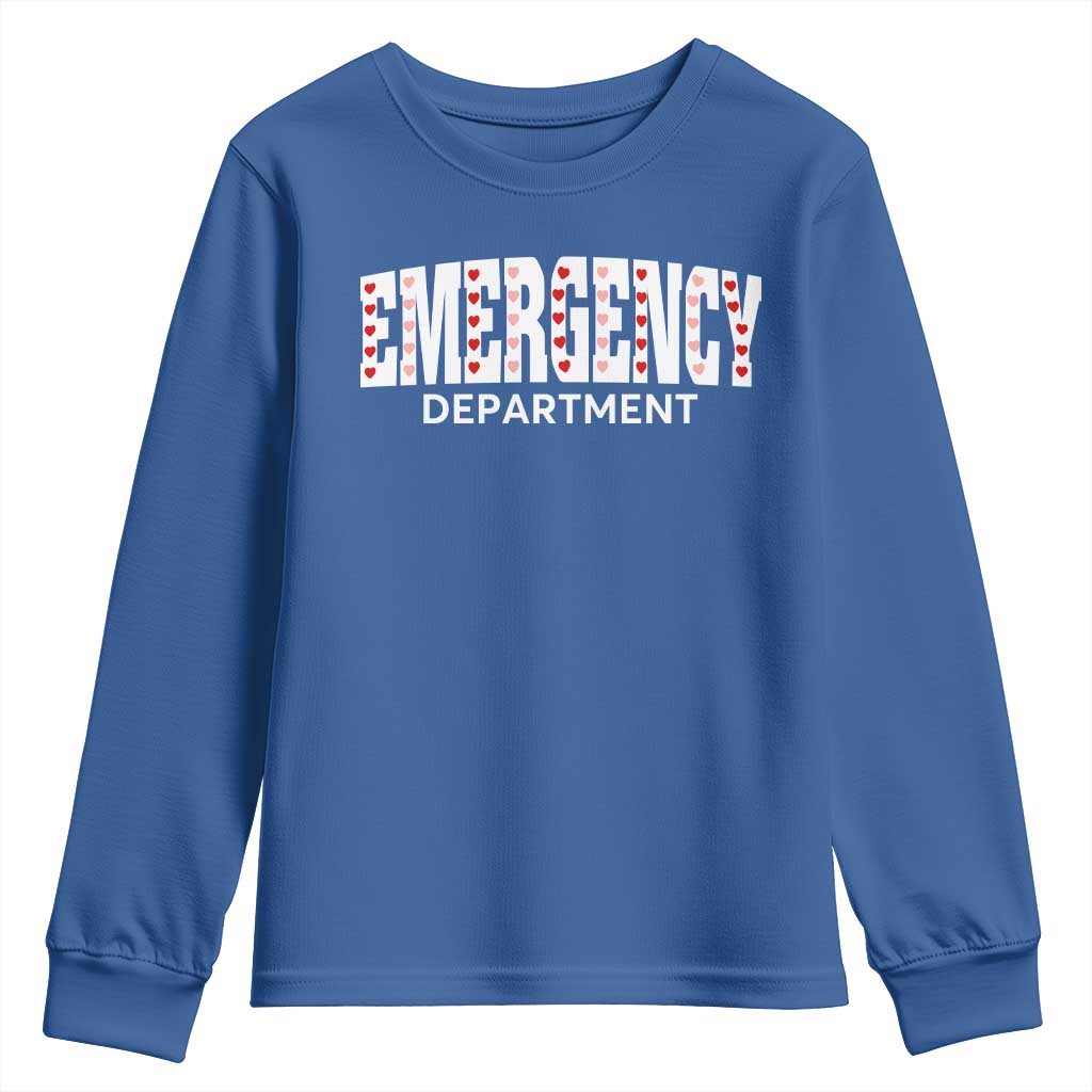 Emergency Department Youth Sweatshirt Cute ER Nurse Gift - Wonder Print Shop