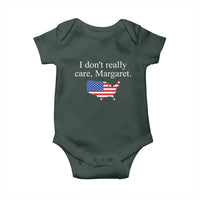 I Don't Really Care Margaret Vice President Jd Vance Baby Onesie USA Flag