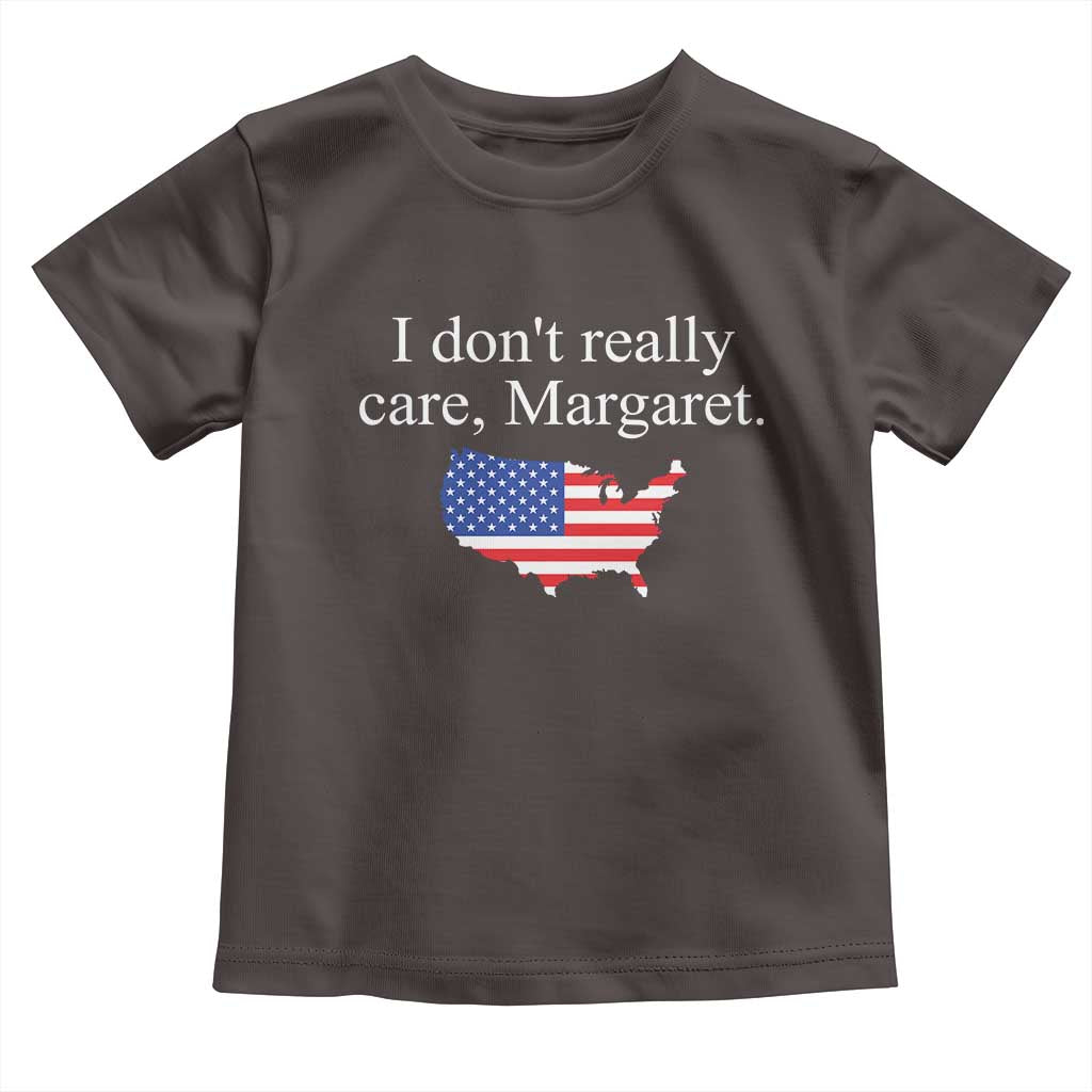 I Don't Really Care Margaret Vice President Jd Vance Toddler T Shirt USA Flag