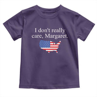 I Don't Really Care Margaret Vice President Jd Vance Toddler T Shirt USA Flag
