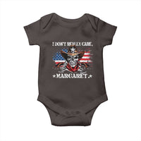 Vice President Jd Vance Baby Onesie Cowboy Skull American Flag I Don't Really Care Margaret