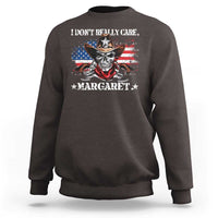 Vice President Jd Vance Sweatshirt Cowboy Skull American Flag I Don't Really Care Margaret