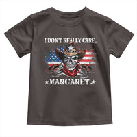Vice President Jd Vance Toddler T Shirt Cowboy Skull American Flag I Don't Really Care Margaret