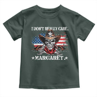 Vice President Jd Vance Toddler T Shirt Cowboy Skull American Flag I Don't Really Care Margaret