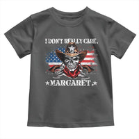 Vice President Jd Vance Toddler T Shirt Cowboy Skull American Flag I Don't Really Care Margaret