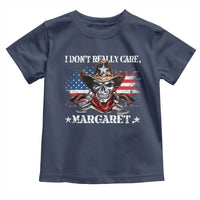 Vice President Jd Vance Toddler T Shirt Cowboy Skull American Flag I Don't Really Care Margaret