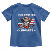 Vice President Jd Vance Toddler T Shirt Cowboy Skull American Flag I Don't Really Care Margaret