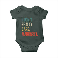 Retro I Don't Really Care Margaret Vice President Jd Vance Baby Onesie