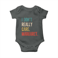Retro I Don't Really Care Margaret Vice President Jd Vance Baby Onesie