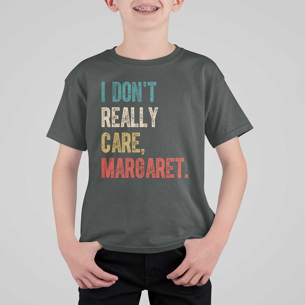 Retro I Don't Really Care Margaret Vice President Jd Vance T Shirt For Kid
