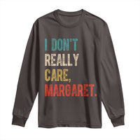 Retro I Don't Really Care Margaret Vice President Jd Vance Long Sleeve Shirt