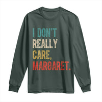Retro I Don't Really Care Margaret Vice President Jd Vance Long Sleeve Shirt