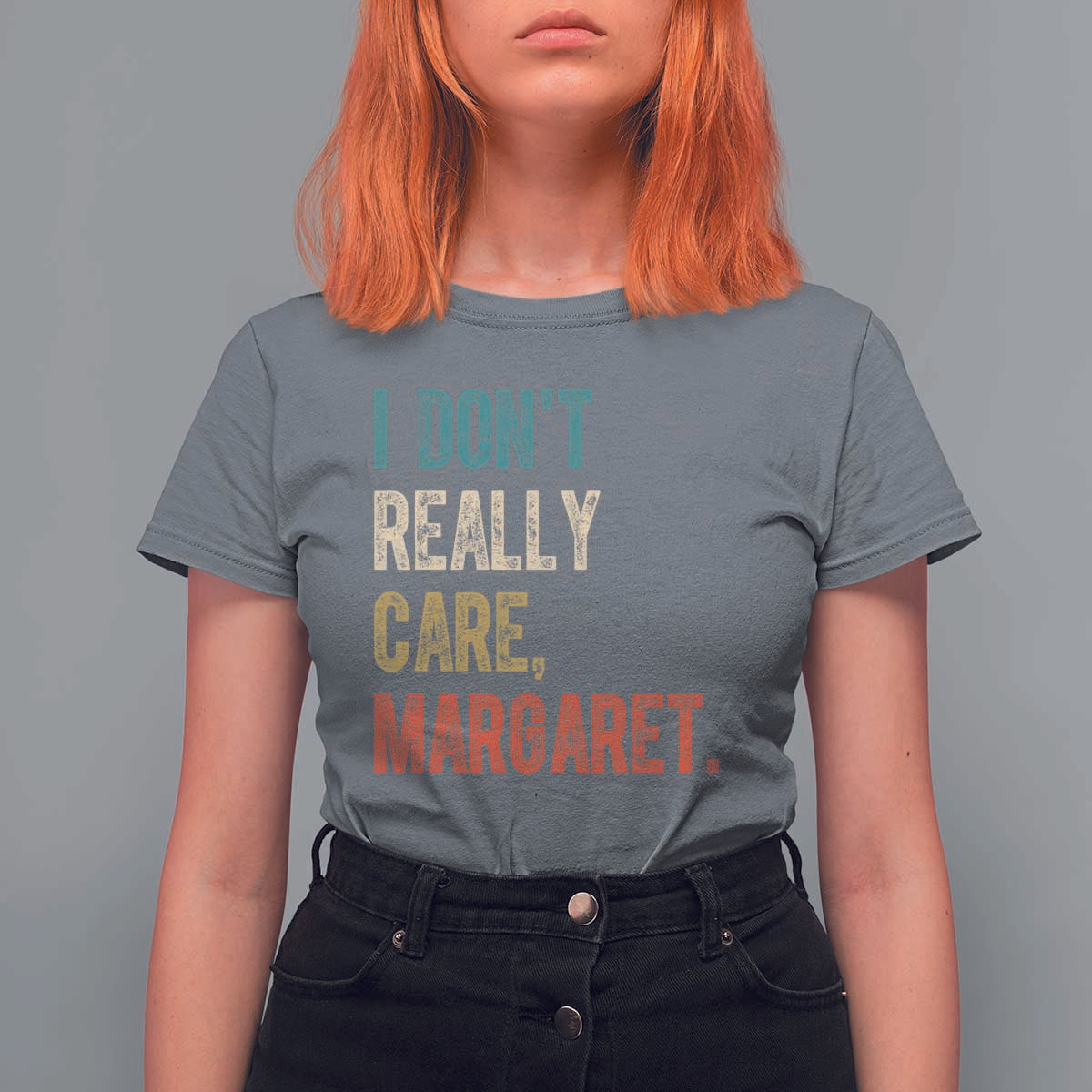 Retro I Don't Really Care Margaret Vice President Jd Vance T Shirt For Women