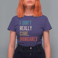Retro I Don't Really Care Margaret Vice President Jd Vance T Shirt For Women