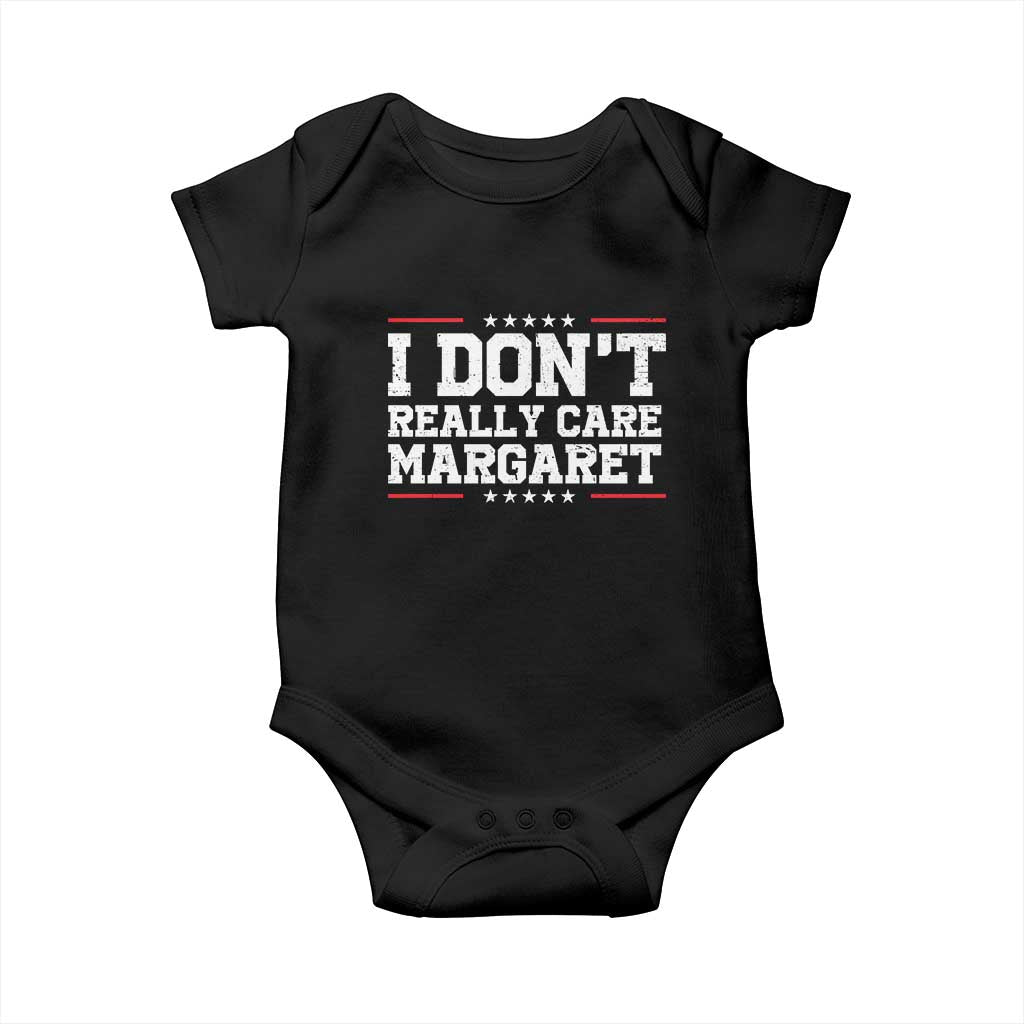 I Don't Really Care Margaret Vice President Jd Vance Baby Onesie Trending Republican