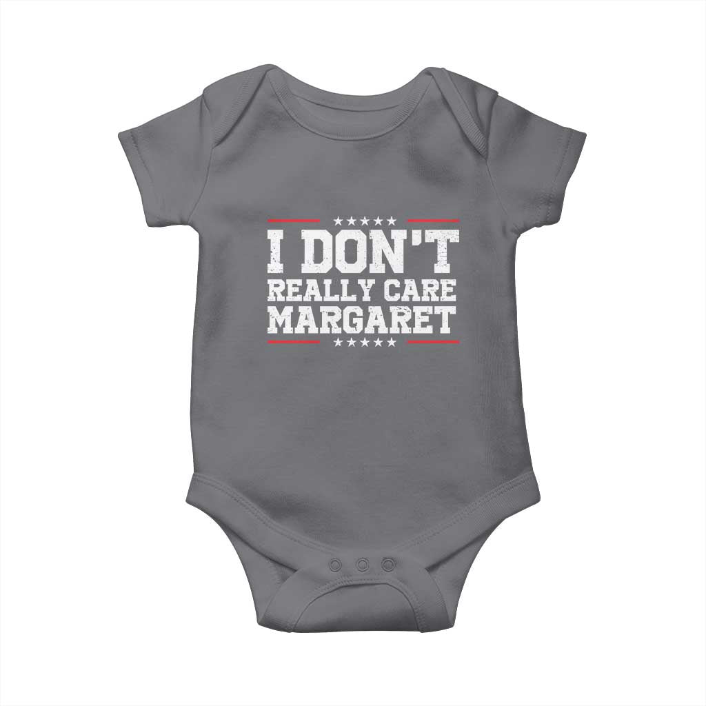 I Don't Really Care Margaret Vice President Jd Vance Baby Onesie Trending Republican